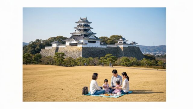 姫路城から足を伸ばして！広畑中央公園で子連れピクニックを楽しもう！駐車場情報もばっちり