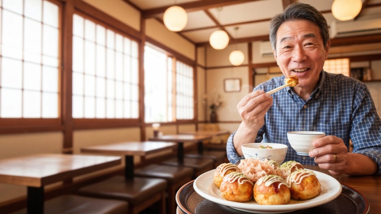 姫路駅すぐ！地元民が愛する「タコピア」で味わう絶品明石焼風たこ焼きランチ