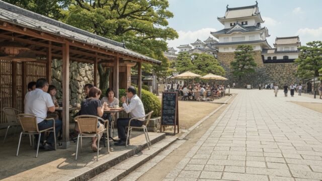 姫路城は「そこにある」安心感。地元民が愛する三の丸広場の過ごし方